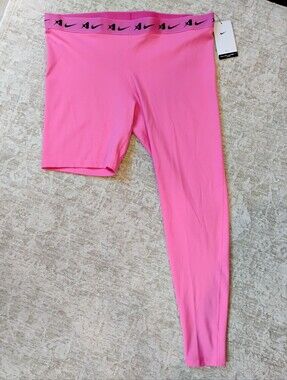 NWT 2XL Tall Nike Pro Dri-Fit Basketball Neon Pink 1-Leg Hi-Lo Short Pants NEW